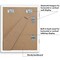 Americanflat 8.5x11 Front Loading Kids Art Frame - Kids Artwork Frame - Elastic Strap to Secure Artwork - Shatter Resistant Glass - Hanging Hardware - Includes Easel